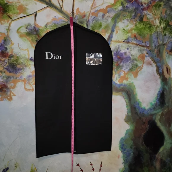 Christian Dior Zip Black Garment Bag NWOT.